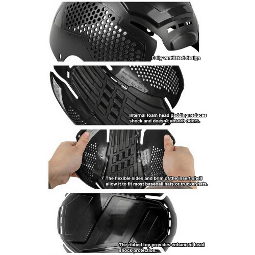 Hard Hat Insert AntiCollision Breathable Hat Insert For Men Baseball Caps For Training Workshop Processing Airsoft 2