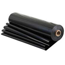Pond Liner Black 0.13mm HDPE Foldable Damp Proof Membrane 2x3m (6.5x9.8ft) For Fountains Waterfalls Streams Lakes