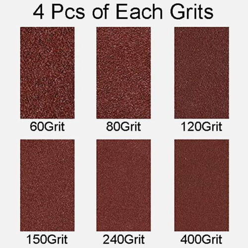 Sanding Belt 24 Pack 1/2 x 18 Inch Aluminum Oxide 2