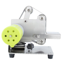 EU Plug, Belt Sander Electric Sanding Polishing Grinding Machine 7 Variable Speed for Polishing Wood Accessories