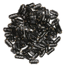 100Pcs 6-Teeth U-Shaped Hair Clips Hair Extensions Snap Clip for Women Metal Wig Comb Clips for Hair Extensions