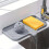 3PCS Countertop Dry Silicone Mat Drain Soap Pad Bathroom Soap Dish 3