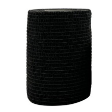 Nastro Avvolgente per Bende Elastiche Autoadesive Sportive Nere per Cuscinetti di Supporto per Ginocchia, , Caviglie, Palmi, Spalle