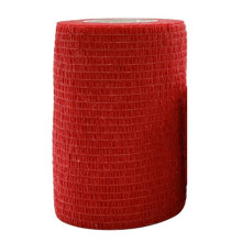Red Sport Selbstklebendes Elastisches Bandage-Wickelband für Kniestützpolster, Finger, Knöchel, Handfläche, Schulter