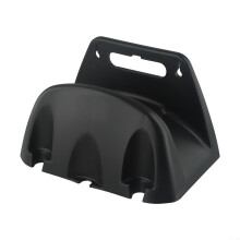 Garden Hose Holder Heavy Duty Wall Mounted Hose Hanger Outdoor SpaceSaving Storage Rack Black