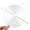 120mm Metal CPU Fan Grill Guard Protector for PC Computer Silver Tone Durable Frame 3