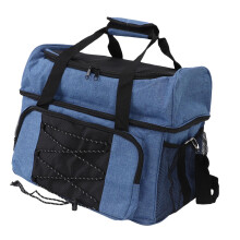 Bowling Ball Bag with Padded Holder for 2 Balls, Adjustable Shoulder Strap, Large Capacity, Durable Storage Solution