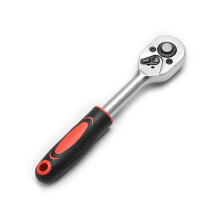 24 Teeth Ratchet Wrench 1/4 Inch Drive Quick Release Socket Multifunction Maintenance Handle For Furniture Motorcycles