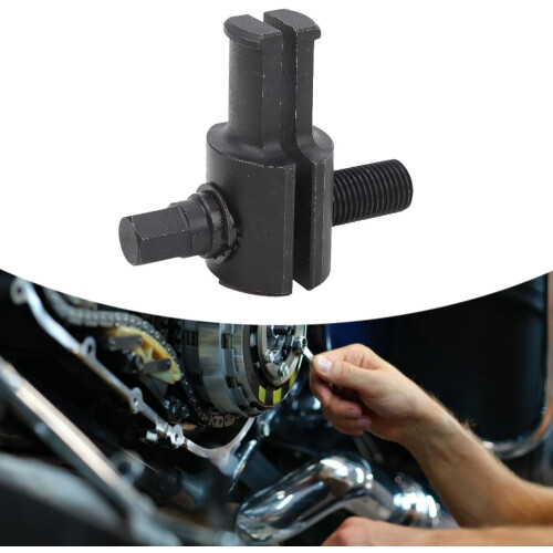 Motorcycle Bearing Puller Professional Steel Steering Neck Tool Kit Adjustable Universal Fit 2