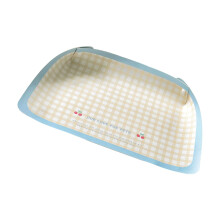 Waterproof NonSlip PU Leather Pet Feeding Mat for Dogs and Cats Floor Protection Yellow