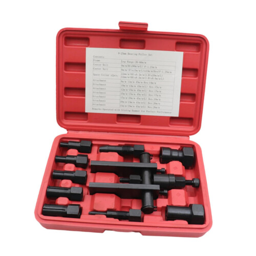Motorcycle Bearing Puller Storage Box Kit For Wheel Bearings Universal Fit