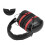 Cache-oreilles pliables anti-bruit 12,3 oz Noir/Rouge 3