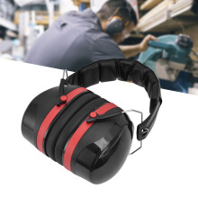 Zusammenlegbare Noise-Canceling-Kopfhörer Schwarz+Rot für Schießen & Industrie