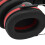 Cache-oreilles pliables anti-bruit 12,3 oz Noir/Rouge 9