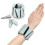 Wrist Weight 1/2 Lb Each, 2Piece Set, Ankle And Wrist Weights, Silicone Triangular, Adjustable Straps, Light Gray 1