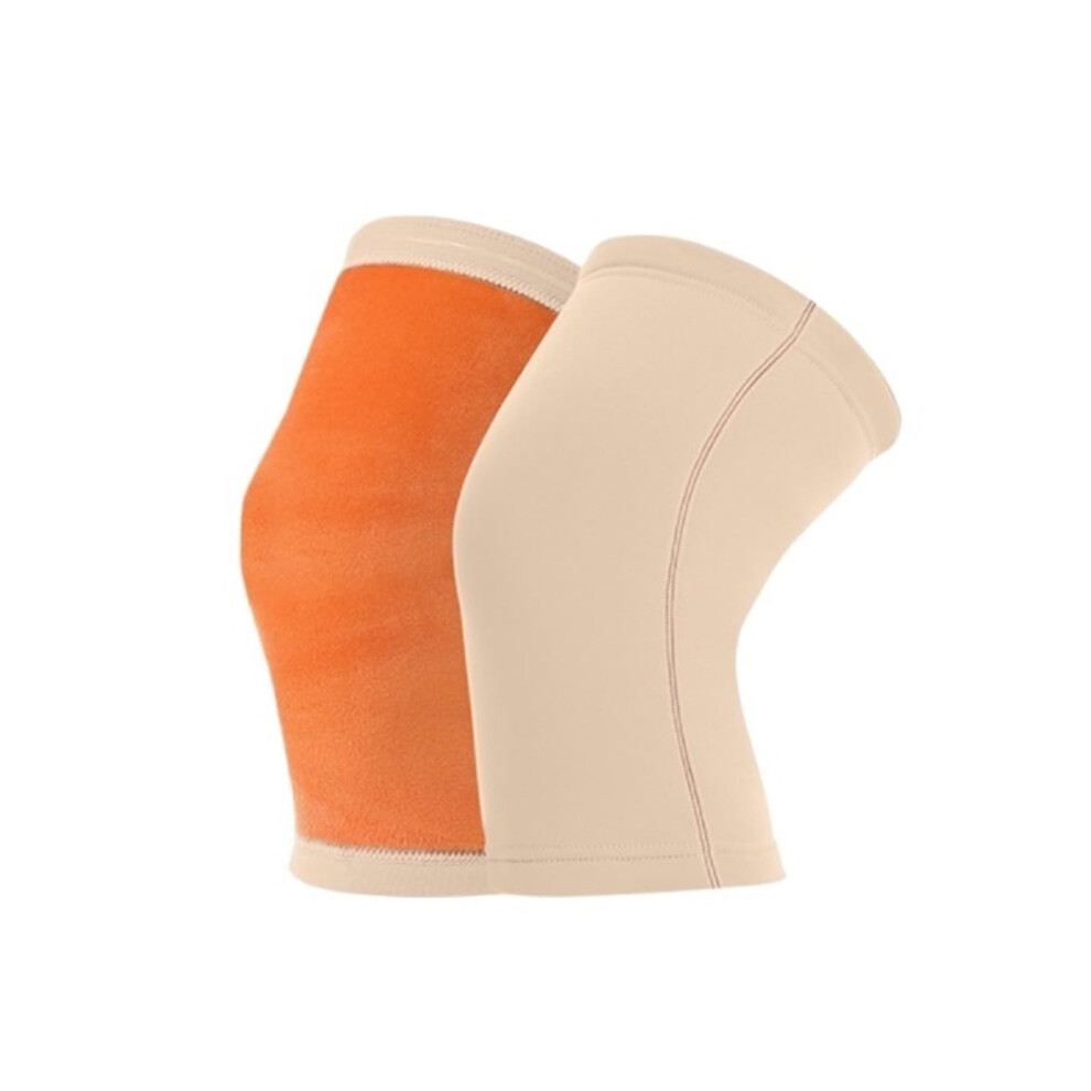 Sports Knee Supports Plush Lined Knee Brace for Cold Weather, Adjustable Joint Support Knee Pads for Work (Size A, M)