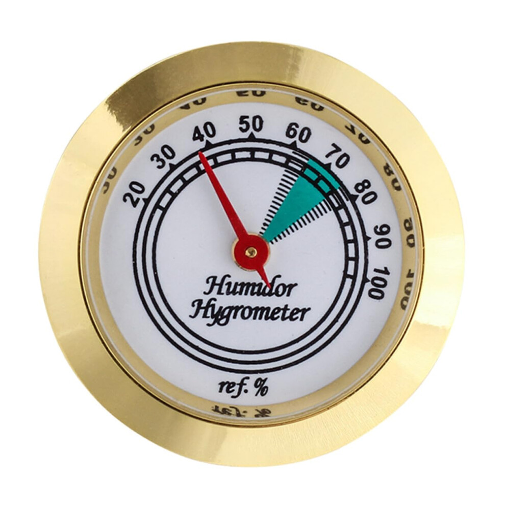 Analog Cigar Hygrometer For Humidor Box Portable Mechanical Humidity Gauge  Precision Cigar Storage And Travel