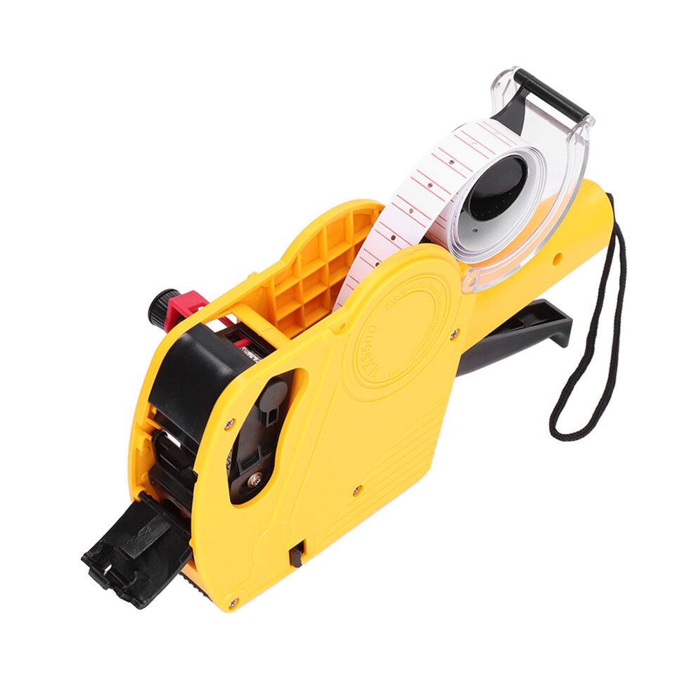 Manual Labeling Machine Mx5500 8-Digit Price Tag Gun Portable Yellow 6941375913721