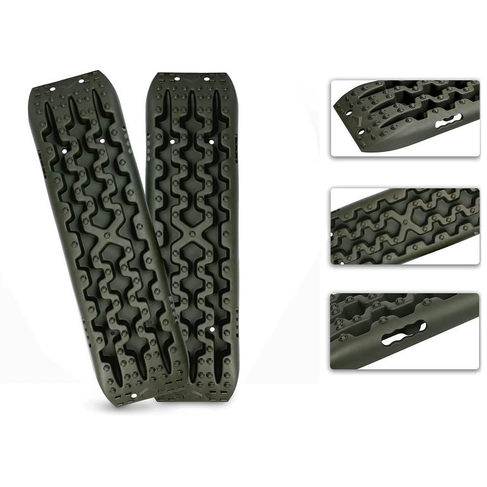Heavy Duty 4X4 Off Road Recovery Track Ramps 70X30cm Traction Boards Snow Dust Mud 51224486