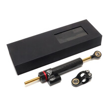 Adjustable Motorcycle Steering Stabilizer Damper for MT10 MT07 MT09 MT03 CBR600RR CB1000R CB650F Carbon Fiber Design