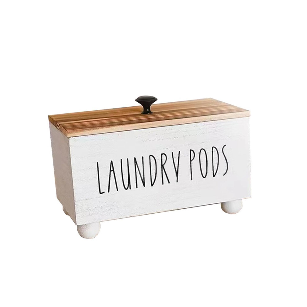 Wooden Tampon Organizer, White Finish, Rustic Dispenser Box, Tampon And Cap Organizer, Decorative Container