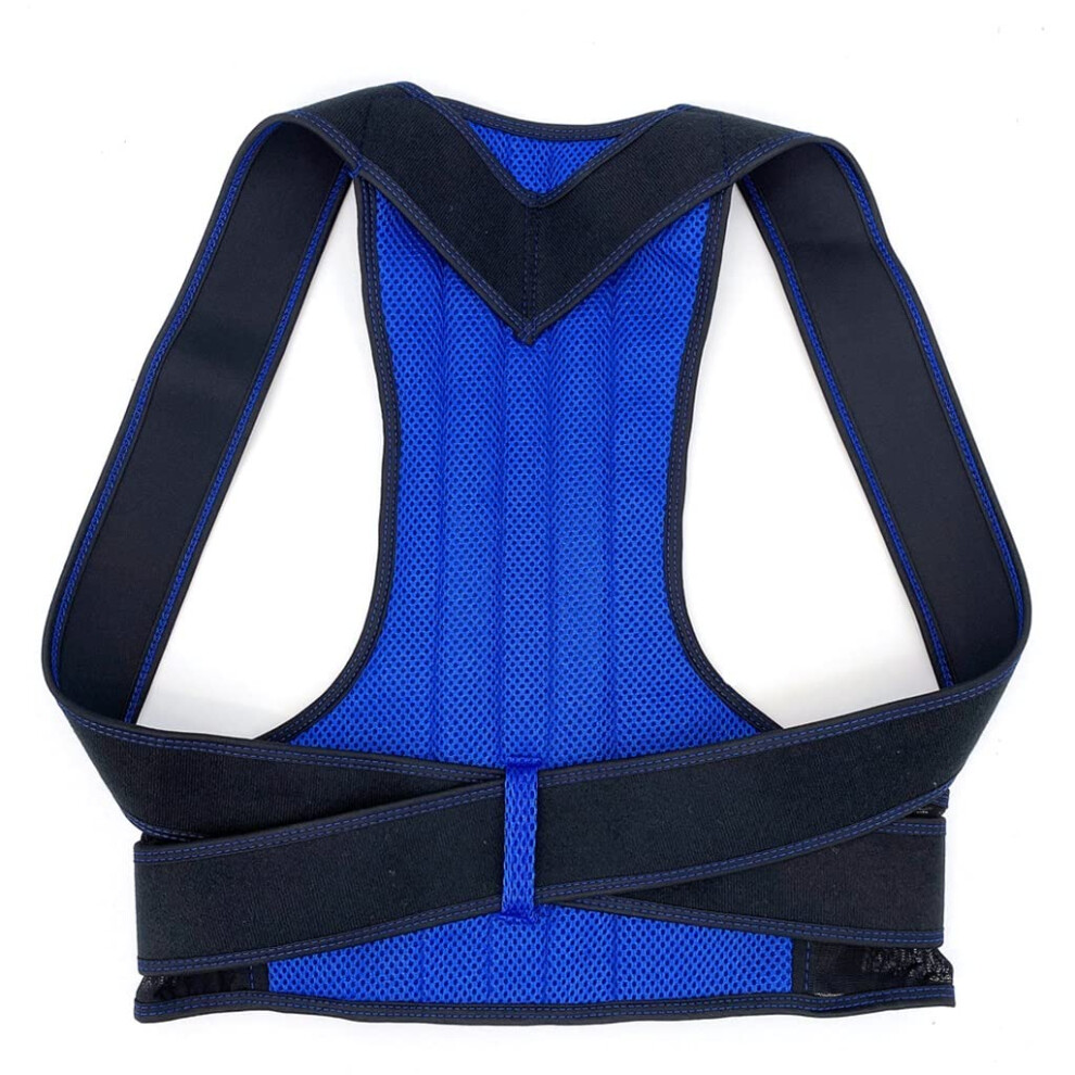 Posture Corrector Back Brace Clavicle Support Adjustable Back Trainer Unisex One Size Neoprene