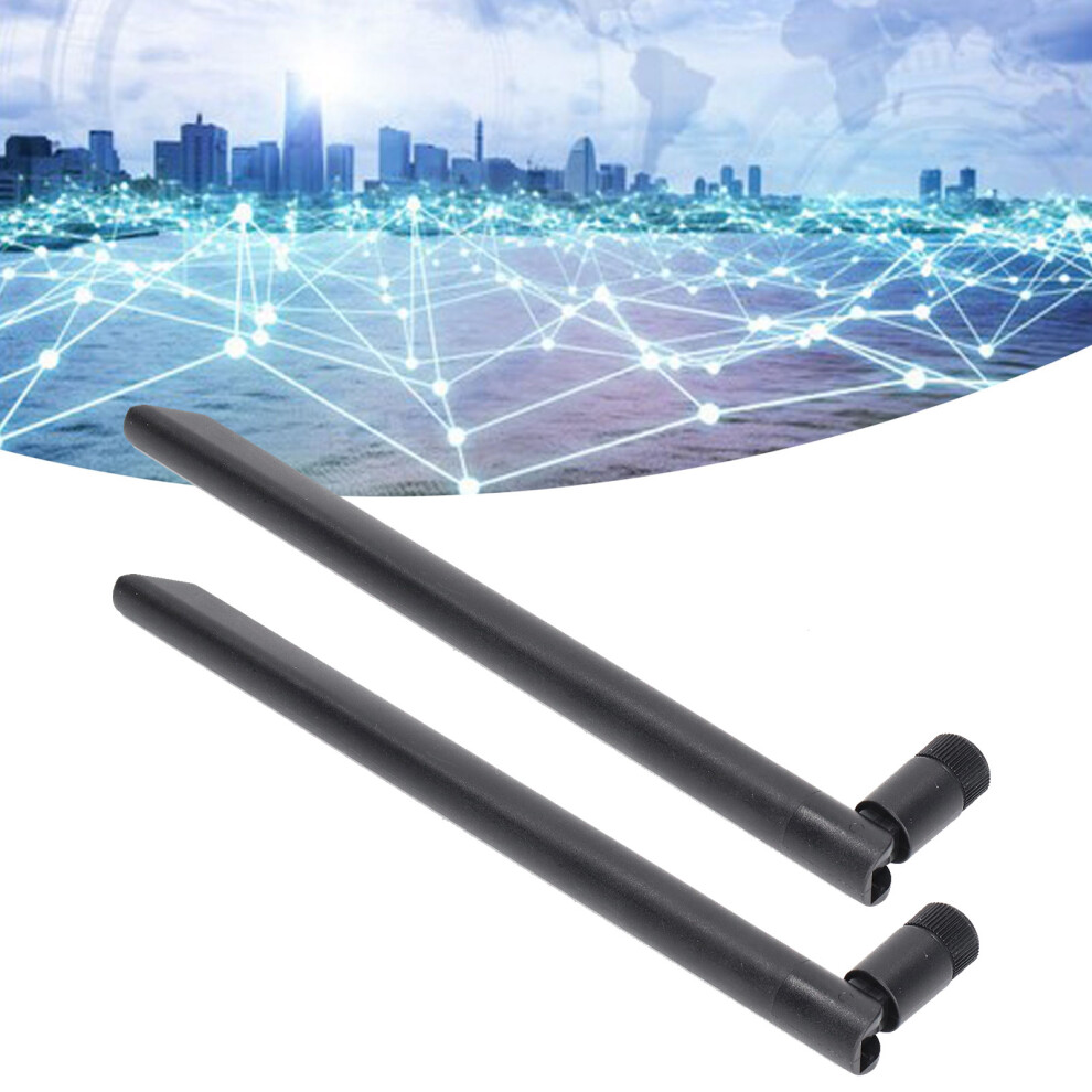 2Pcs Dual Band Wifi Antenna 5.8G 2.4G 10Dbi Sma Male 80Mm Length 6921375914454