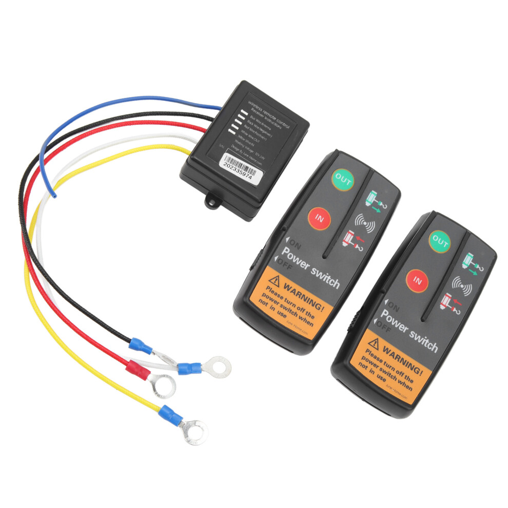 Wireless Winch Remote Control Kit 12V/24V 50Ft With Receiver For Truck/Suv/Atv 8411375914229