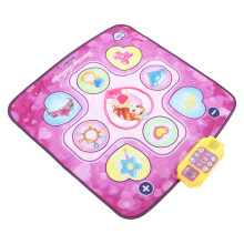 Kids Dance Mat For Music And Movement, Foldable Polyester Coordination Toy, Safe Play For Electronic Dance Pads