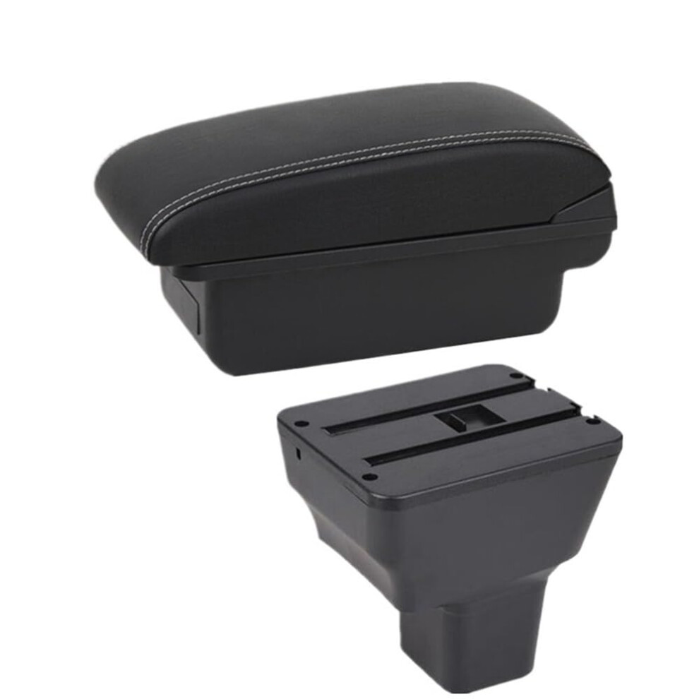 Armrest Box For Nissan Kicks 20162024 Car Center Console Organizer With Doublelayer Storage Line White 9347817681512