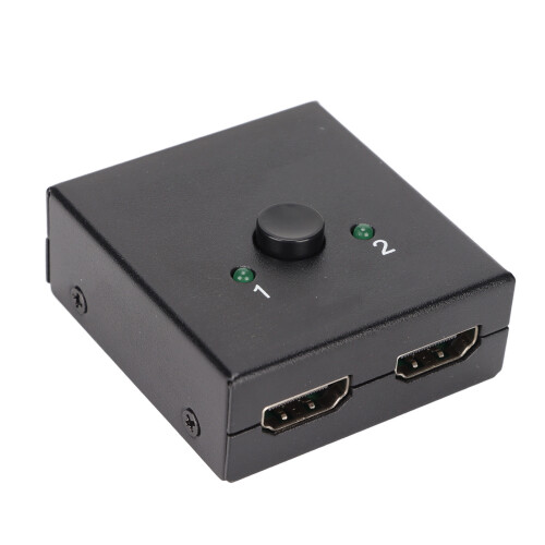 Διακόπτης HDMI για διπλές οθόνες, επιλογέας διπλής κατεύθυνσης που υποστηρίζει 2