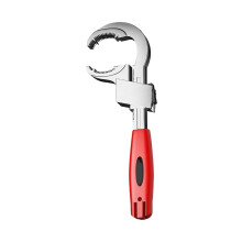 Adjustable Spanner for Plumbing and Bathroom Repairs, Heavy Duty Wrench for Sink and Pipe Maintenance, NonSlip Handle