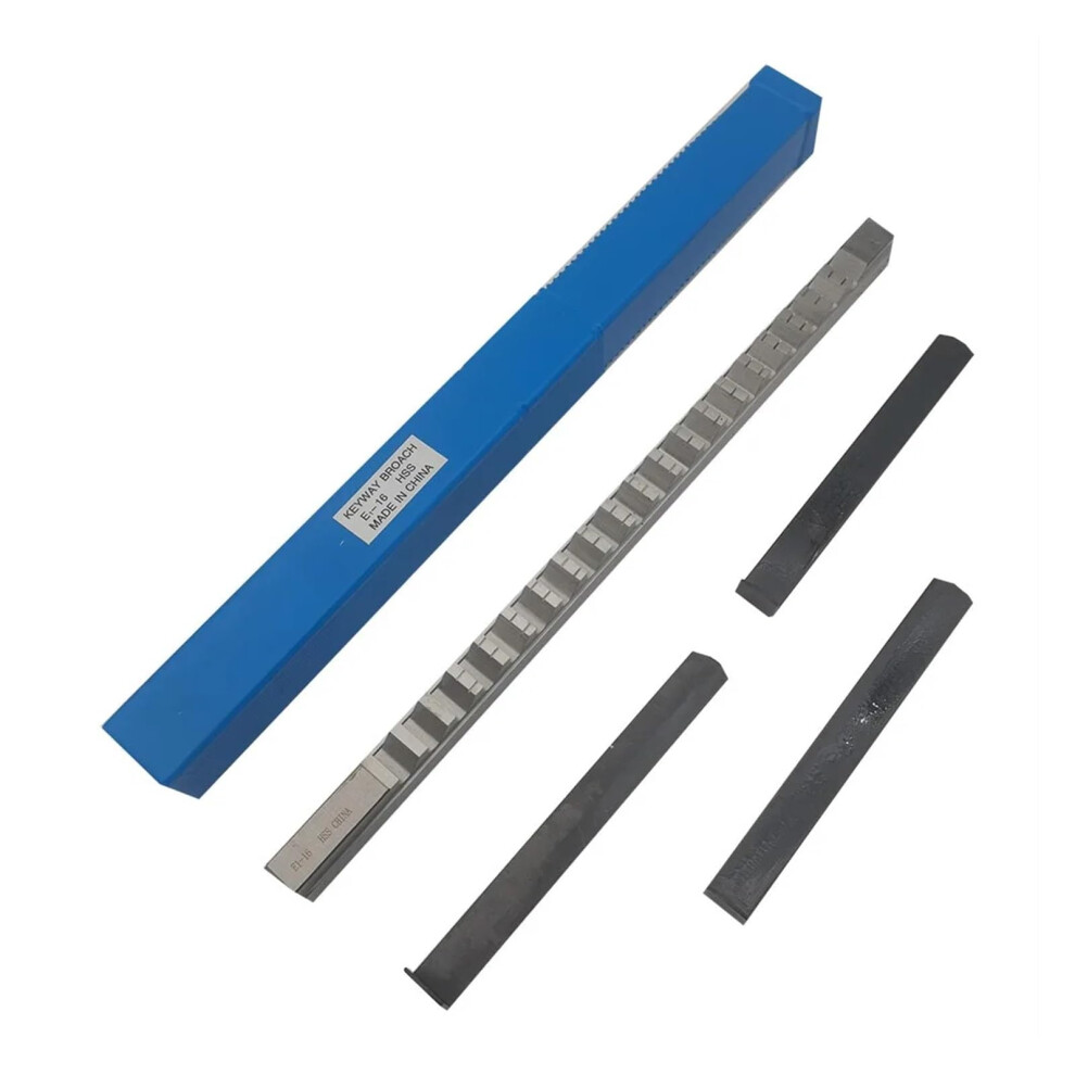 Keyway Broach Set E1 16Mm Hss Cutter Precision Metric Push Type For Cnc Tools 9382693318220