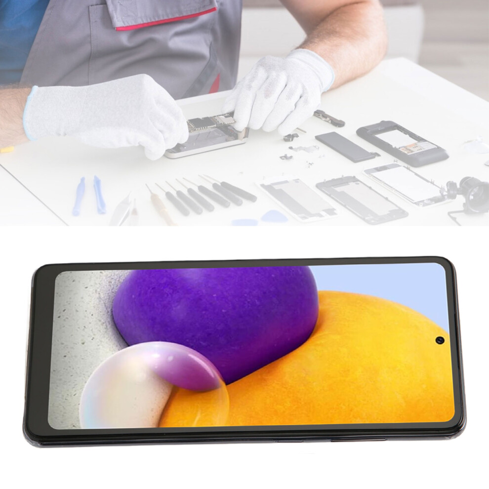 6.7In Organic Led Digitizer Screen Replacement For Galaxy A72 5G/4G, Black 7901381592760