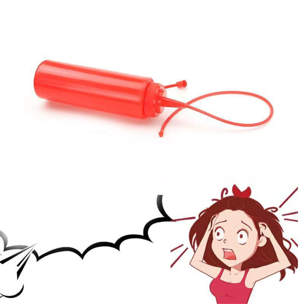Red Fake Spray Ketchup Bottle Prank Salad Bottle Plastic Joke Toy