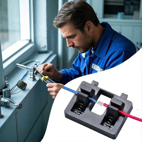 Adjustable Soldering Wire Holder with HeatResistant Spring Clamp for Precise Automotive 1