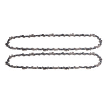 Durable 10 Inch Replacement Saw Chain with Twin Cutting Corners, Improved Cutting Performance and Improved Durability, Manganese Steel Chain for High