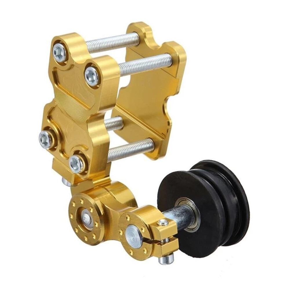 Universal 6061 T6 Aluminum Motorcycle Chain Tensioner Roller Automatic Adjuster For Chopper Atv 9347817559217