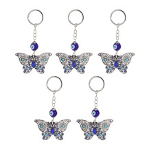 Turkish Blue Evil Eye Retro Design Talisman Good Luck Charm With Beaded Decor Car Accessories Window Pendant Decor For Evil Eye Car Hanging Ornament