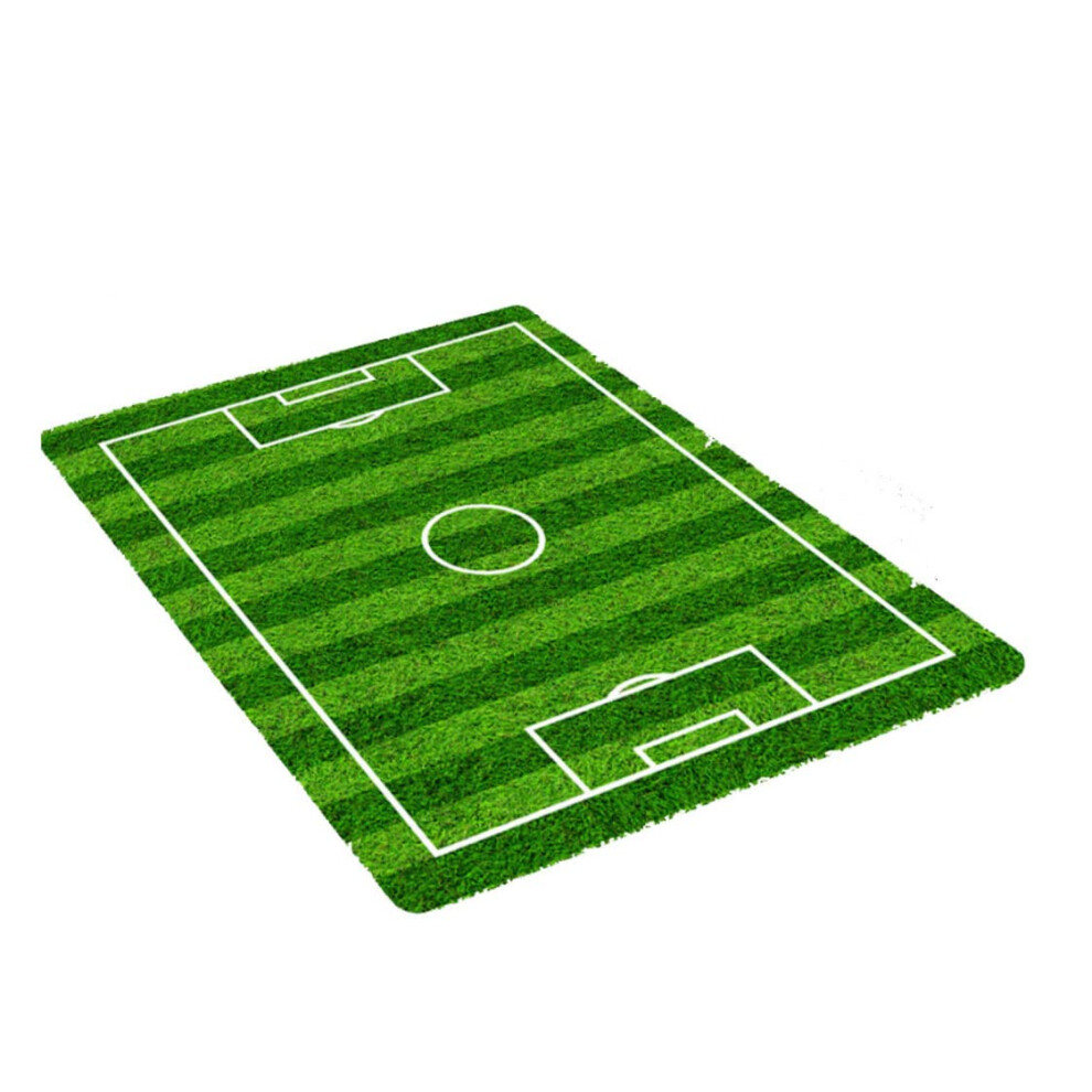 Football Field Mat Flannel Soccer Field Carpet For Kids Play Area Rug Bedroom Home Decor Living Room