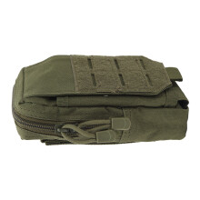 Pochette de taille Oxford imperméable pour téléphone, clés et portefeuille, vert army