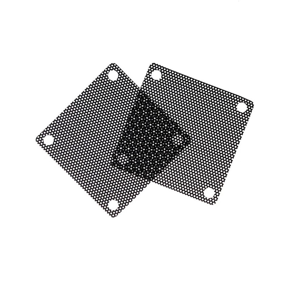 5Pcs 50Mm Pvc Pc Fan Dust Filter Mesh Cover For Computer Case Dustproof Protection Reusable 9187378470114