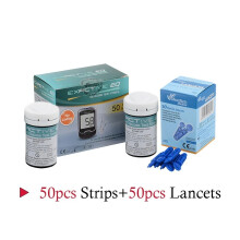 (50 test strips + 50 needles) EXACTIV EQ IMPULSE Household Glucose Meter High Precision Needle Test Paper UK