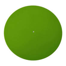 300mmx3mm Acrylic Turntable Mat for Phonograph Turntable Vinyl Anti-Static LP Mat Record Pad for Disc Player, Green