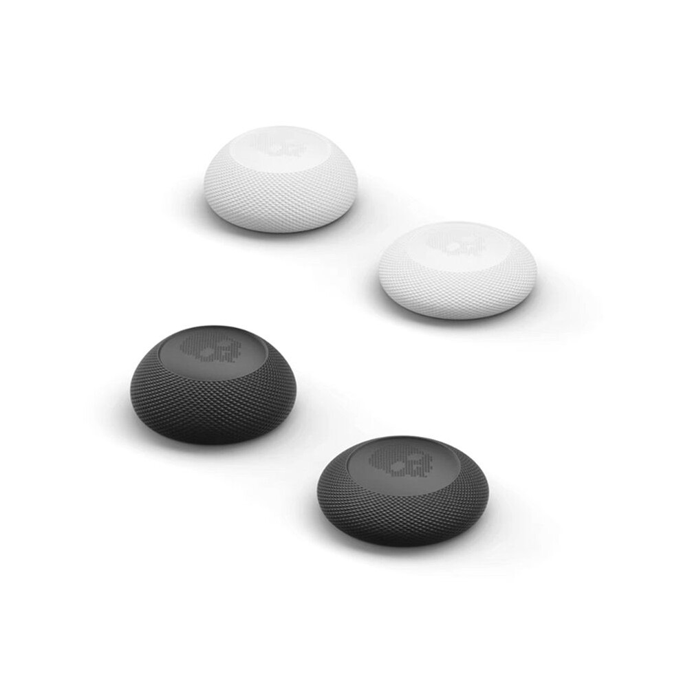 Convex Thumb Grip Set Joystick Cap Thumbstick Cover For Ally - Black/White 6031475250502