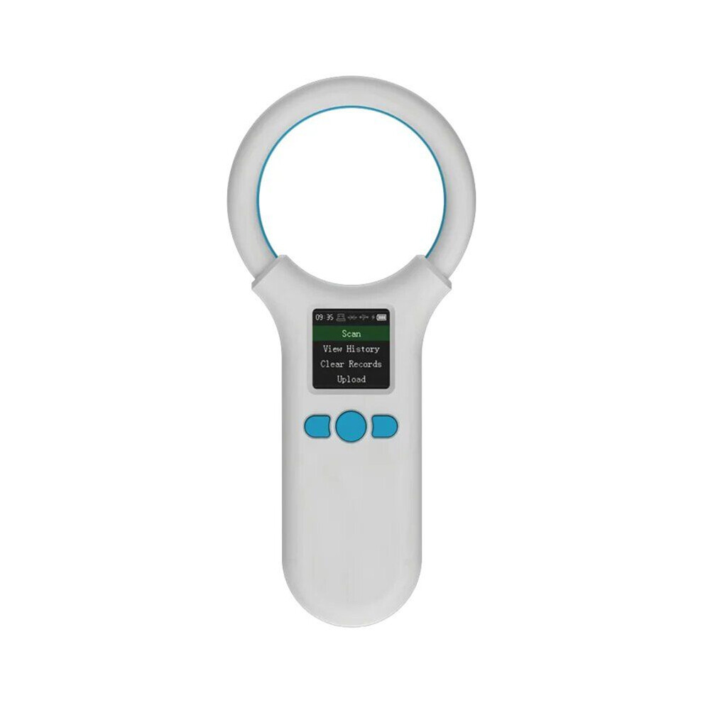 Animal Rfid Reader 134.2Khz/125Khz Pet Fdx-B Emid Adjustable Sound Brightness Usb Dog Cat Horse Handheld Scanner B White 6033443900372