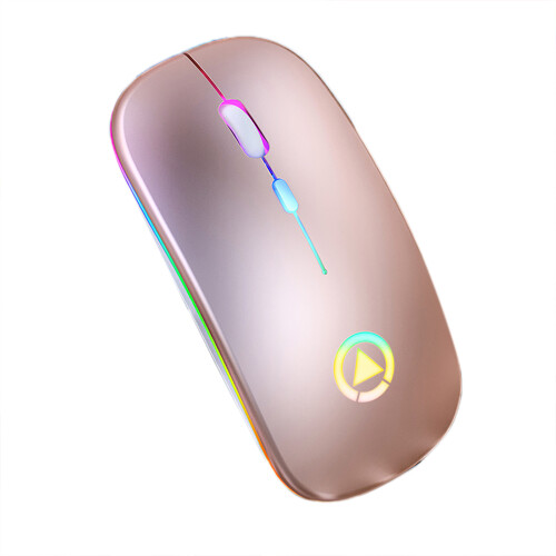 Ασύρματο ποντίκι, ποντίκι Bluetooth διπλής λειτουργίας, λεπτό επτά χρωμάτων,
