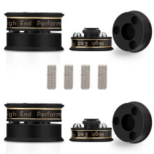 HiFi Audio Speaker Stand Foot Pad Anti- Spike Isolation Feet for Preamp Speaker Vinyl Record Player Black