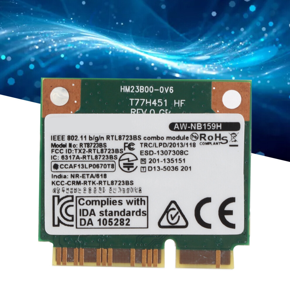 Plug & Play 300Mbps Mini Pcie Wireless Network Card 2.4Ghz Bt4.0 7901375923419