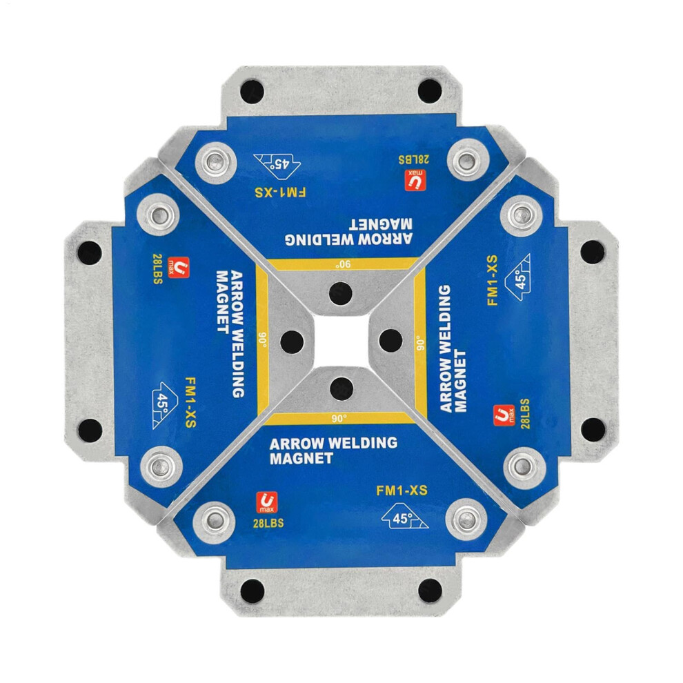 Welding Magnets Heavy Duty 28Lb Multiangle Magnetic Holder 45 90 135 Degree Positioner 9347817560572